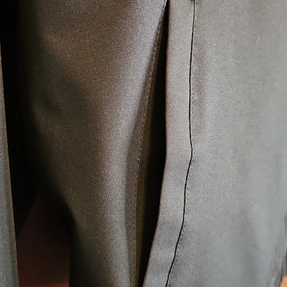 Murano Mens Black Zip Up Jacket, Size XL, Minimalistic